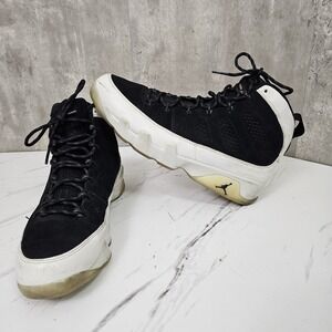 Nike Mens Size 11.5 Air Jordan‎ 9 City of Flight Retro OG Black White 302370-021